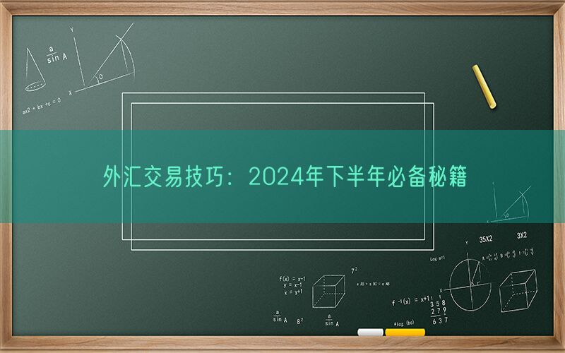 外汇交易技巧：2024年下半年必备秘籍(图1)