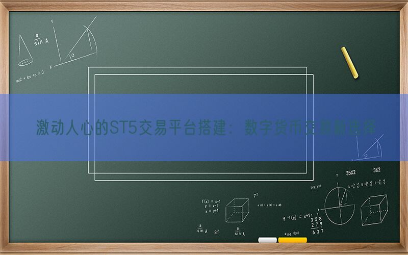 激动人心的ST5交易平台搭建：数字货币交易新选择(图1)