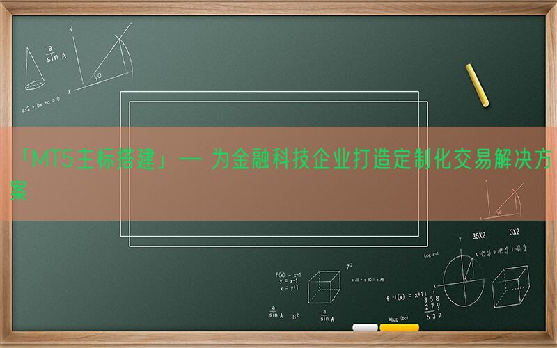 「MT5主标搭建」— 为金融科技企业打造定制化交易解决方案(图1)