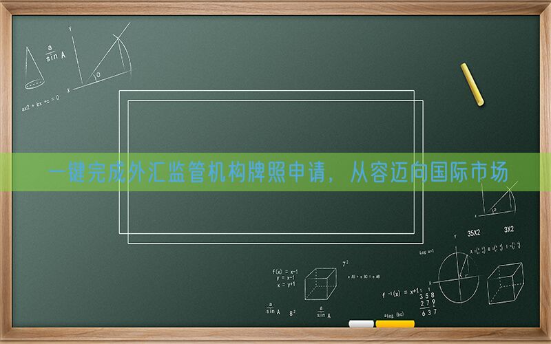 一键完成外汇监管机构牌照申请，从容迈向国际市场(图1)