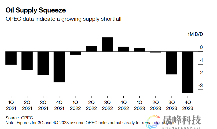 欧佩克预警：油市或现十多年来最大供应赤字！-市场参考-晟峰科技数据(图1)