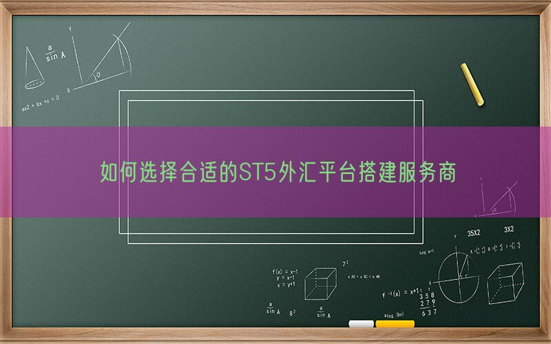 如何选择合适的ST5外汇平台搭建服务商(图1)