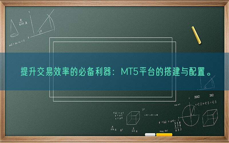 提升交易效率的必备利器：MT5平台的搭建与配置。(图1)