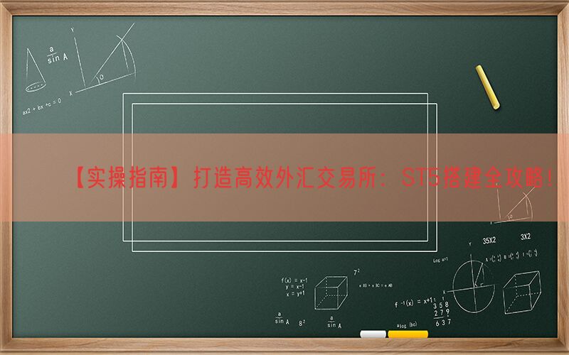 【实操指南】打造高效外汇交易所：ST5搭建全攻略！(图1)