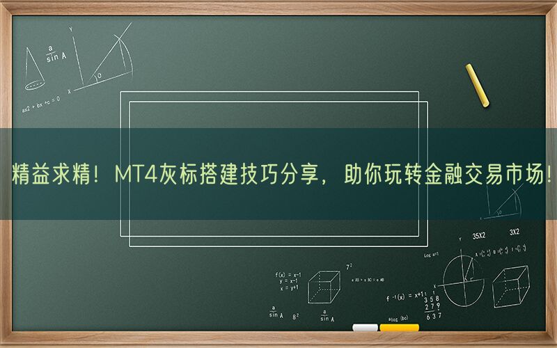 精益求精！MT4灰标搭建技巧分享，助你玩转金融交易市场！(图1)