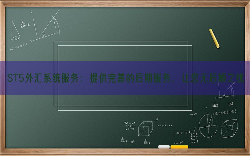 ST5外汇系统服务：提供完善的后期服务，让您无后顾之忧(图1)