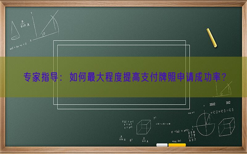 专家指导：如何最大程度提高支付牌照申请成功率？(图1)