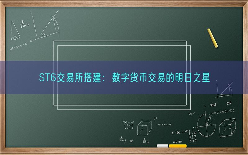 ST6交易所搭建：数字货币交易的明日之星(图1)