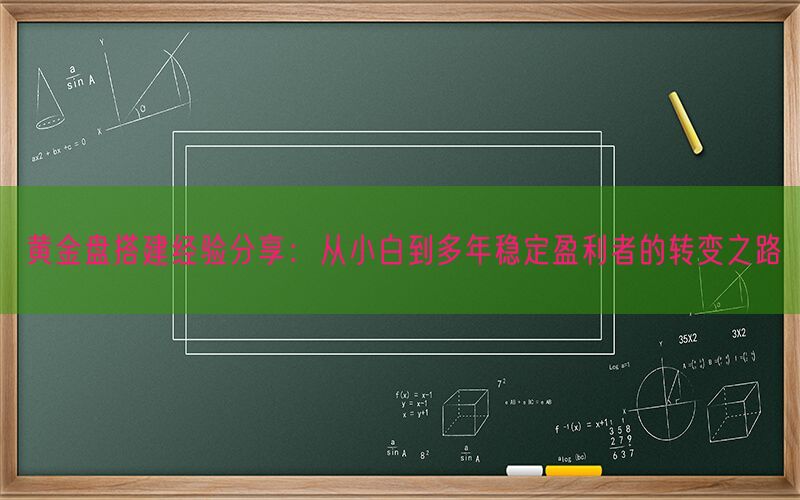 黄金盘搭建经验分享：从小白到多年稳定盈利者的转变之路(图1)