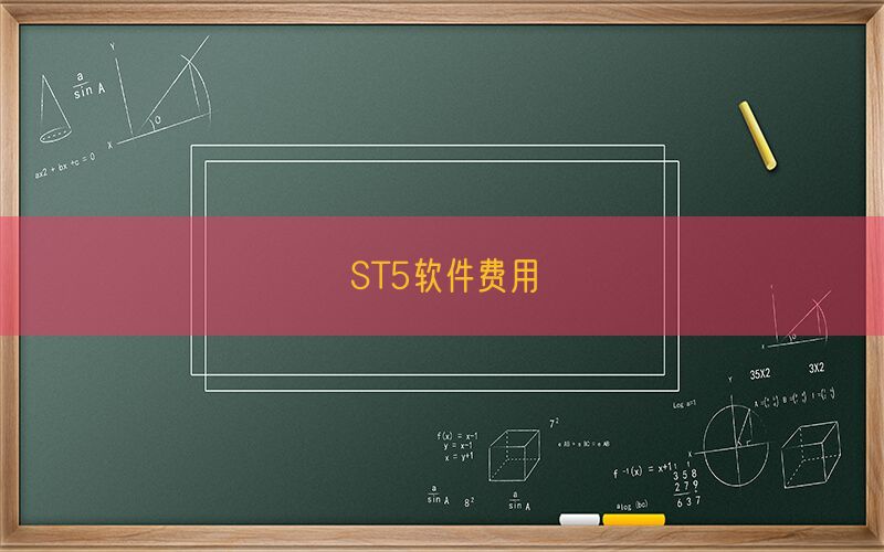 ST5软件费用(图1)