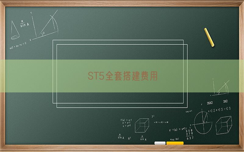ST5全套搭建费用(图1)