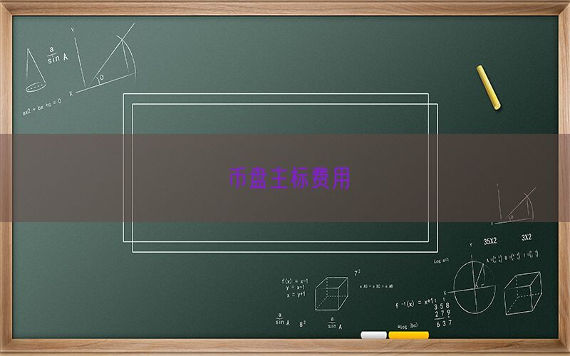 币盘主标费用(图1)