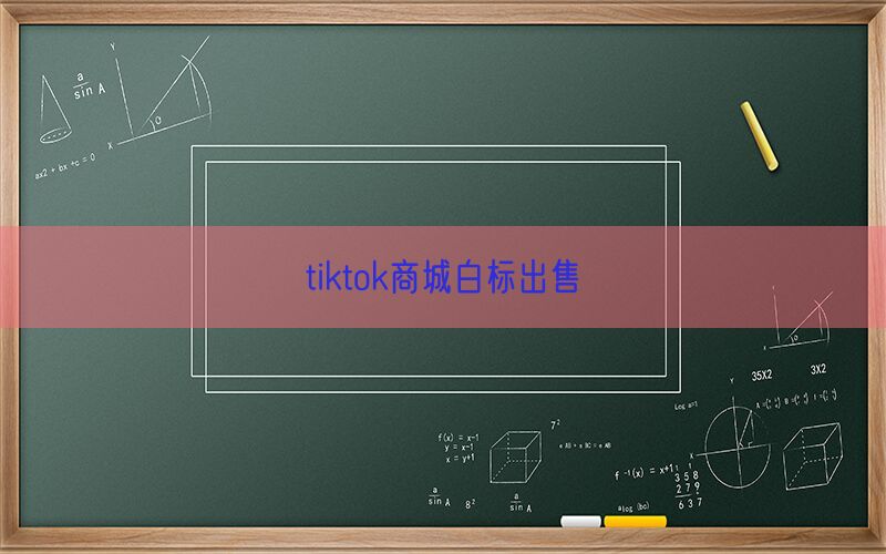 tiktok商城白标出售(图1)