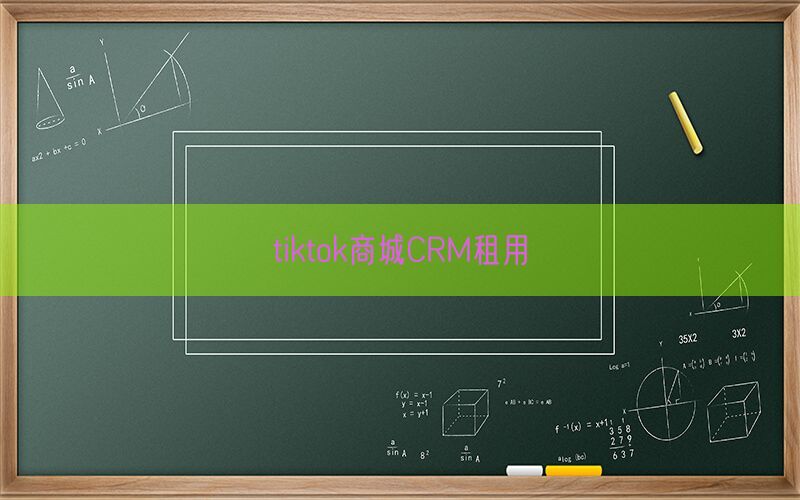 tiktok商城CRM租用(图1)