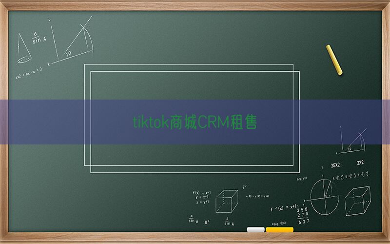 tiktok商城CRM租售(图1)