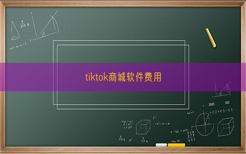 tiktok商城软件费用(图1)