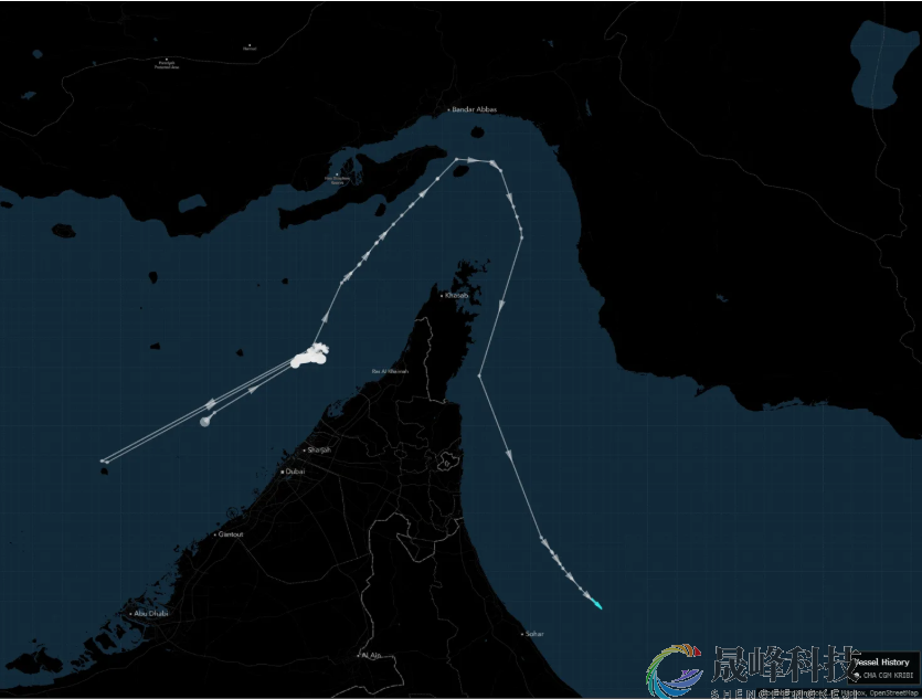 霍尔木兹海峡首现西欧船影！法籍集装箱船满载“过关”-市场参考-晟峰科技数据(图1)