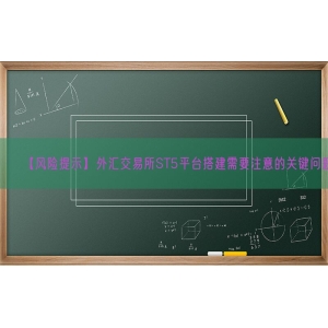 【风险提示】外汇交易所ST5平台搭建需要注意的关键问题