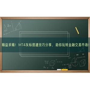 精益求精！MT4灰标搭建技巧分享，助你玩转金融交易市场！