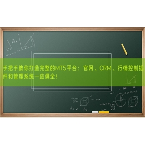 手把手教你打造完整的MT5平台：官网、CRM、行情控制插件和管理系统一应俱全！