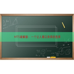 MT5破解版：一个让人难以抉择的选择