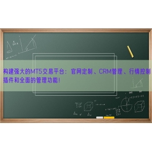 构建强大的MT5交易平台：官网定制、CRM管理、行情控制插件和全面的管理功能！