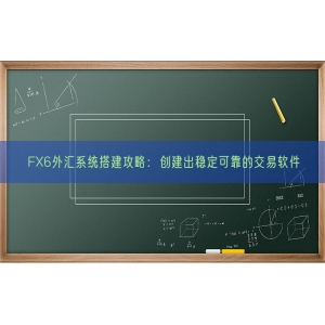 FX6外汇系统搭建攻略：创建出稳定可靠的交易软件