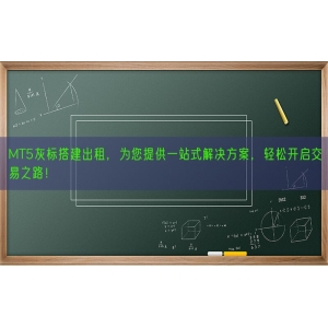 MT5灰标搭建出租，为您提供一站式解决方案，轻松开启交易之路！