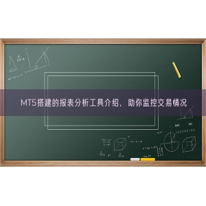 MT5搭建的报表分析工具介绍，助你监控交易情况