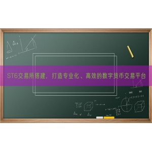 ST6交易所搭建，打造专业化、高效的数字货币交易平台