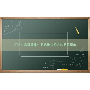 ST6交易所搭建：开启数字资产的无限可能