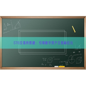 ST6交易所搭建：引领数字资产交易新纪元