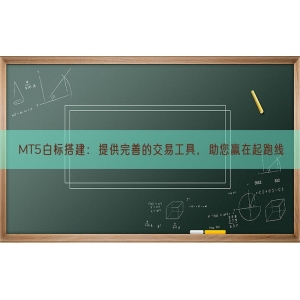 MT5白标搭建：提供完善的交易工具，助您赢在起跑线