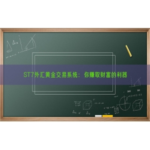 ST7外汇黄金交易系统：你赚取财富的利器