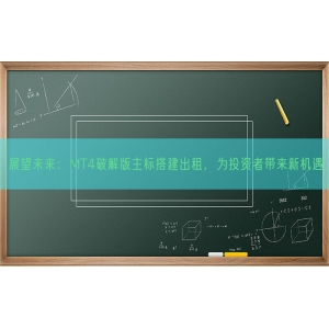 展望未来：MT4破解版主标搭建出租，为投资者带来新机遇
