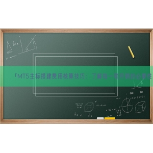 「MT5主标搭建费用核算技巧：了解每一笔开销的必要性」