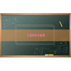 交易所软件租售