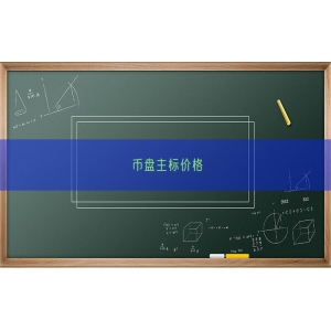 币盘主标价格