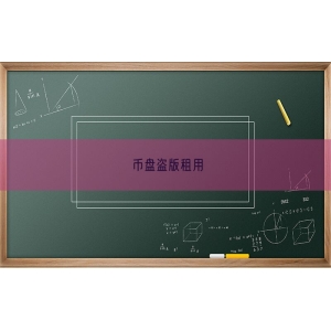 币盘盗版租用