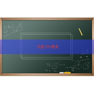 币盘CRM费用