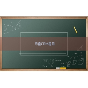 币盘CRM租用