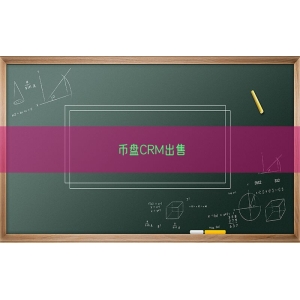 币盘CRM出售