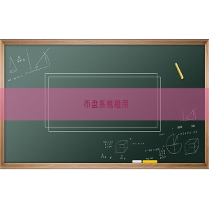 币盘系统租用