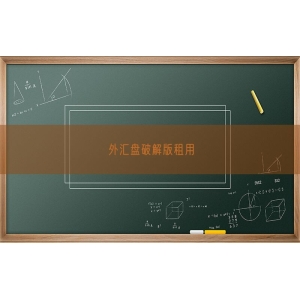 外汇盘破解版租用