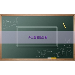 外汇盘盗版出租