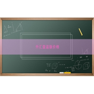外汇盘盗版价格
