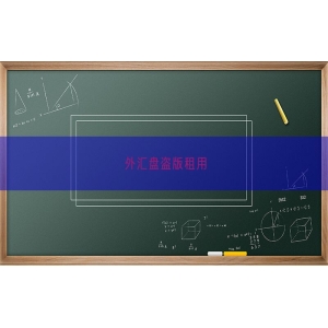 外汇盘盗版租用
