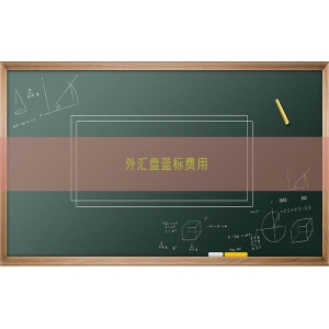 外汇盘蓝标费用