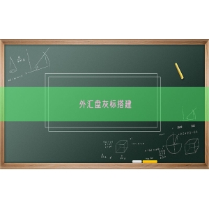 外汇盘灰标搭建