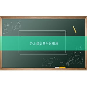 外汇盘交易平台租用